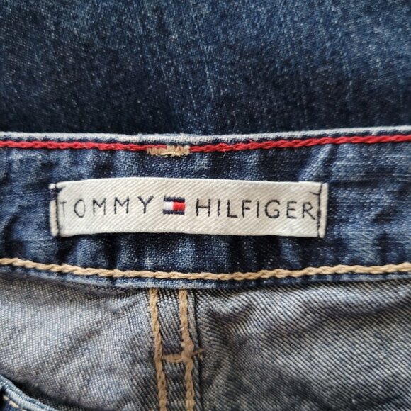 Vintage Y2K Tommy Hilfiger Womens Straight Jeans Size 8 Blue Denim JYD JYD DITTO - Picture 5 of 7